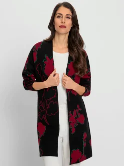 Ashley Brooke Gilets Et Cardigans<Veste en tricot jacquard 50% viscose (ecovero)