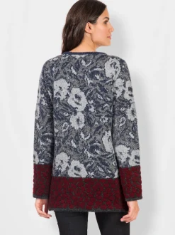 Gilets Et Cardigans<Veste en tricot jacquard joli motif jacquard