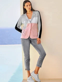 Rick Cardona Gilets Et Cardigans<Veste en tricot jacquard motif patchwork