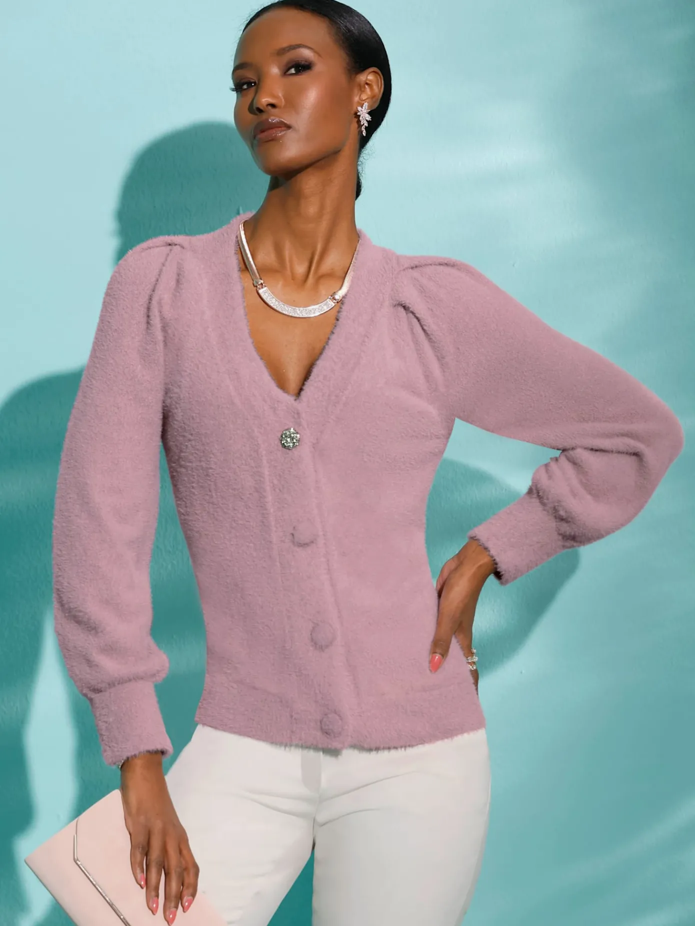 Creation L Gilets Et Cardigans<Veste en tricot maille bien-être très douce