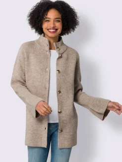 Linea Tesini Gilets Et Cardigans<Veste en tricot manches à volants tendance