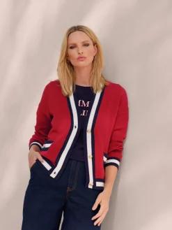 Rick Cardona Gilets Et Cardigans<Veste en tricot motif color block tendance