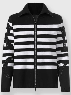 Rick Cardona Gilets Et Cardigans<Veste en tricot pierres brillantes fantaisie