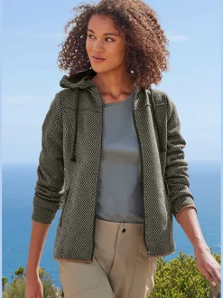 LASCANA ACTIVE Tenues De Détente|Vestes<Veste en tricot polaire avec capuche