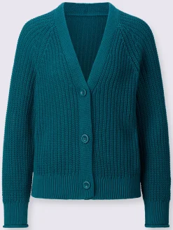 Gilets Et Cardigans<Veste en tricot pur coton