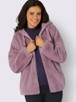 Vestes<Veste imitation fourrure allure tendance