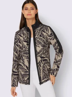 Creation L Vestes<Veste légère superbe mélange de matières