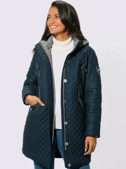 Collection L Vestes<Veste longue capuche amovible grâce à une glissière