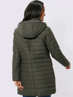 Collection L Vestes<Veste longue capuche amovible grâce à une glissière