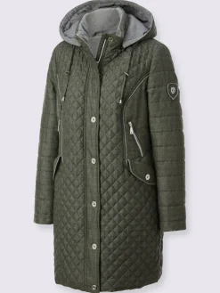 Collection L Vestes<Veste longue capuche amovible grâce à une glissière