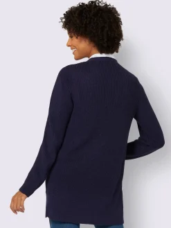 Collection L Gilets Et Cardigans<Veste longue en tricot 50% coton