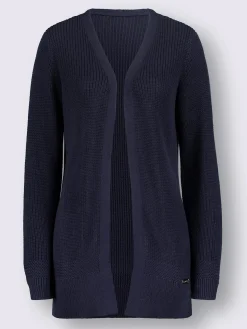 Collection L Gilets Et Cardigans<Veste longue en tricot 50% coton