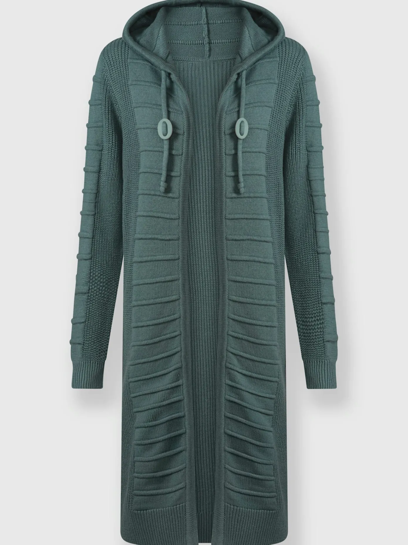 Collection L Gilets Et Cardigans<Veste longue en tricot 50% coton