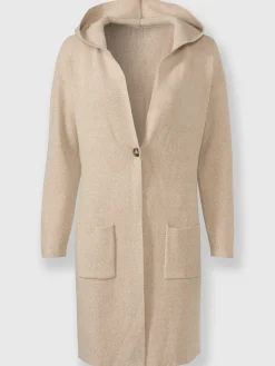 Gilets Et Cardigans<Veste longue en tricot 50% viscose (ecovero)