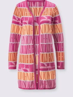 Creation L Gilets Et Cardigans<Veste longue en tricot qualité lyocell estivale