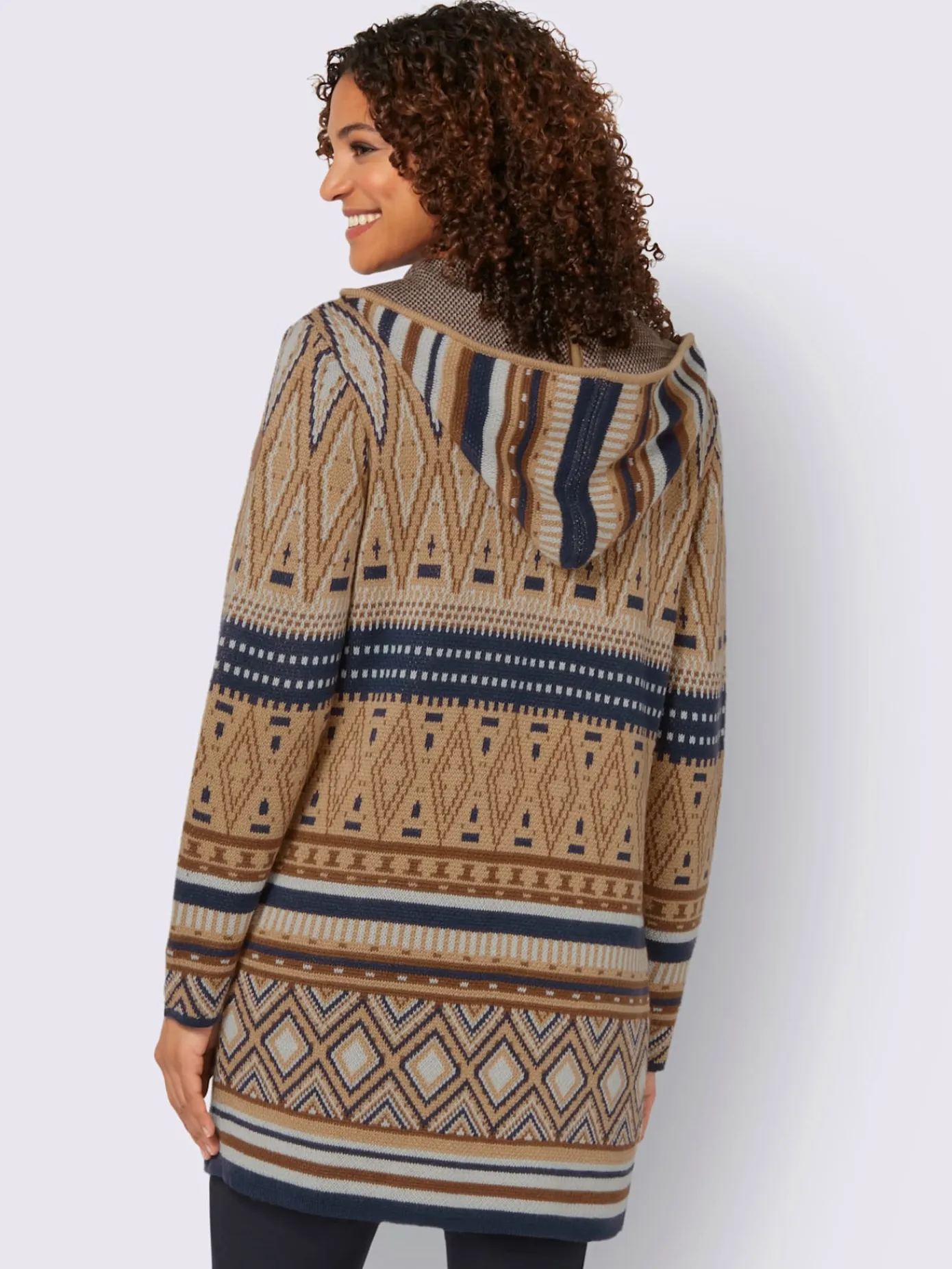 Collection L Gilets Et Cardigans<Veste longue en tricot toucher doux