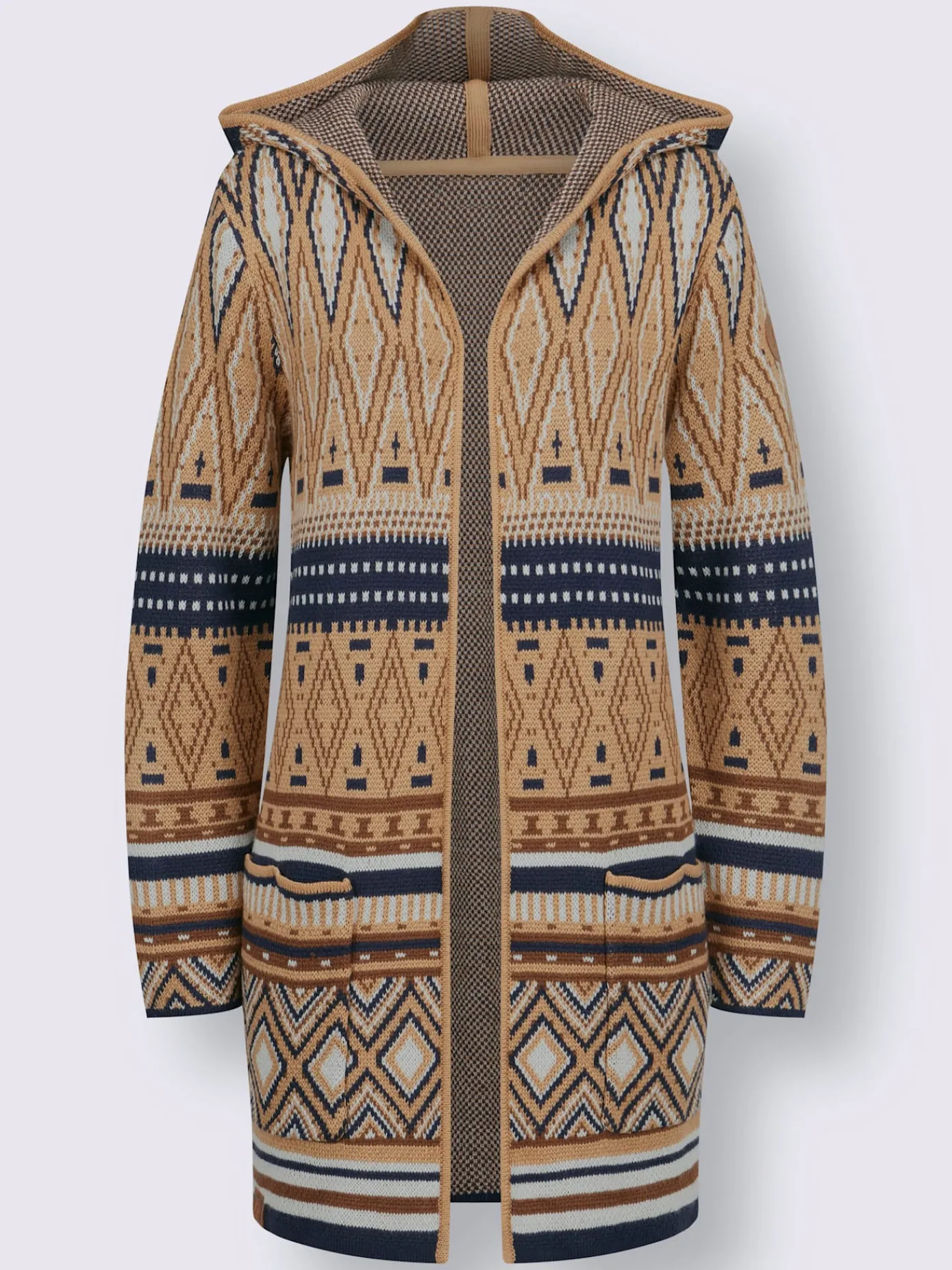 Collection L Gilets Et Cardigans<Veste longue en tricot toucher doux