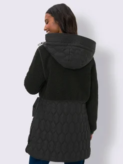 Mandarin Vestes<Veste longue superbe mélange de matières