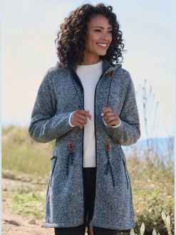 LASCANA Vestes<Veste polaire longue et sportive