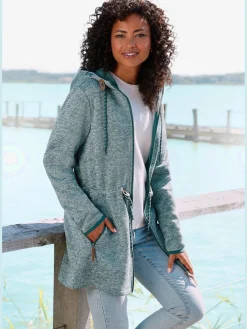 LASCANA Vestes<Veste polaire longue et sportive