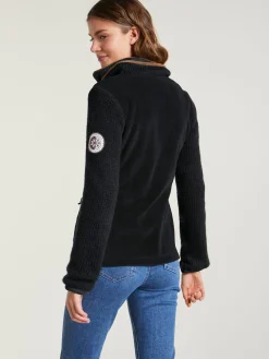 Rick Cardona Vestes<Veste polaire mélange polaire et tricot