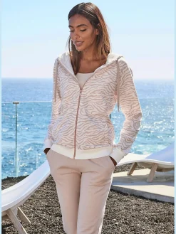 LASCANA T-Shirts<Veste sweat à capuche confortable