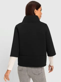 Rick Cardona Vestes<Veste sweat imitation néoprène