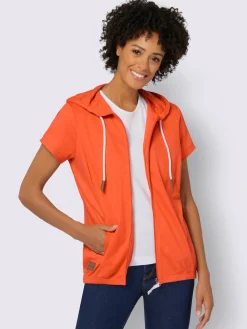 Collection L Vestes<Veste sweat pur coton