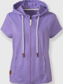 Collection L Vestes<Veste sweat pur coton