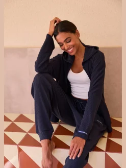 French Connection Vestes<Veste sweat tendance à la structure côtelée