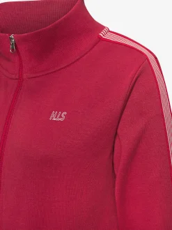 H.I.S Vestes<Veste sweat veste à col montant et rayures