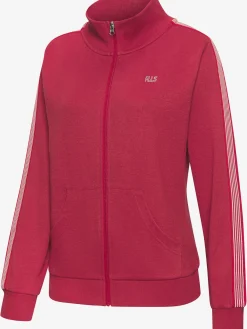 H.I.S Vestes<Veste sweat veste à col montant et rayures