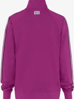 H.I.S Vestes<Veste sweat veste à col montant et rayures